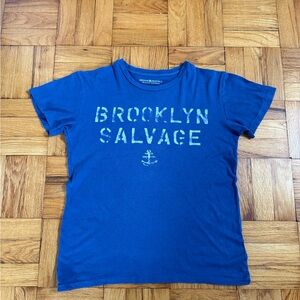 Denim & Supply Ralph Lauren Blue Graphic Tee, says XS but fits like a S or M
